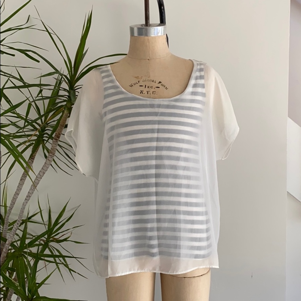 Striped Maitai blouse